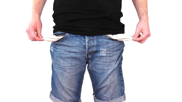 empty jean pockets
